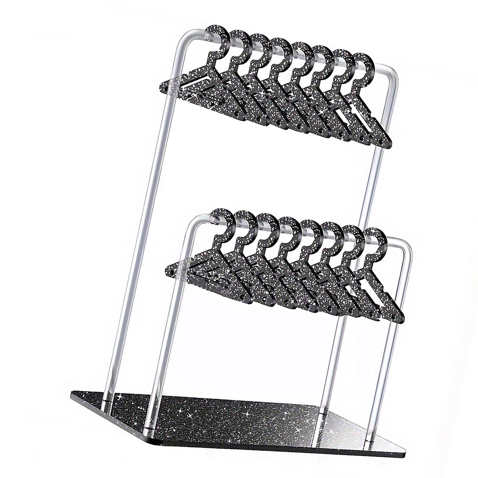 

Practical Earrings Display Stand Unique Jewelry Organizer Necklace Holder for Storaging Necklaces Bracelets Earrings чорний