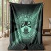 Hibernian FC Morbida Coperta in Pile di Flanella Leggera Accogliente Calda Coperta da Divano Letto Decorazione per la Casa