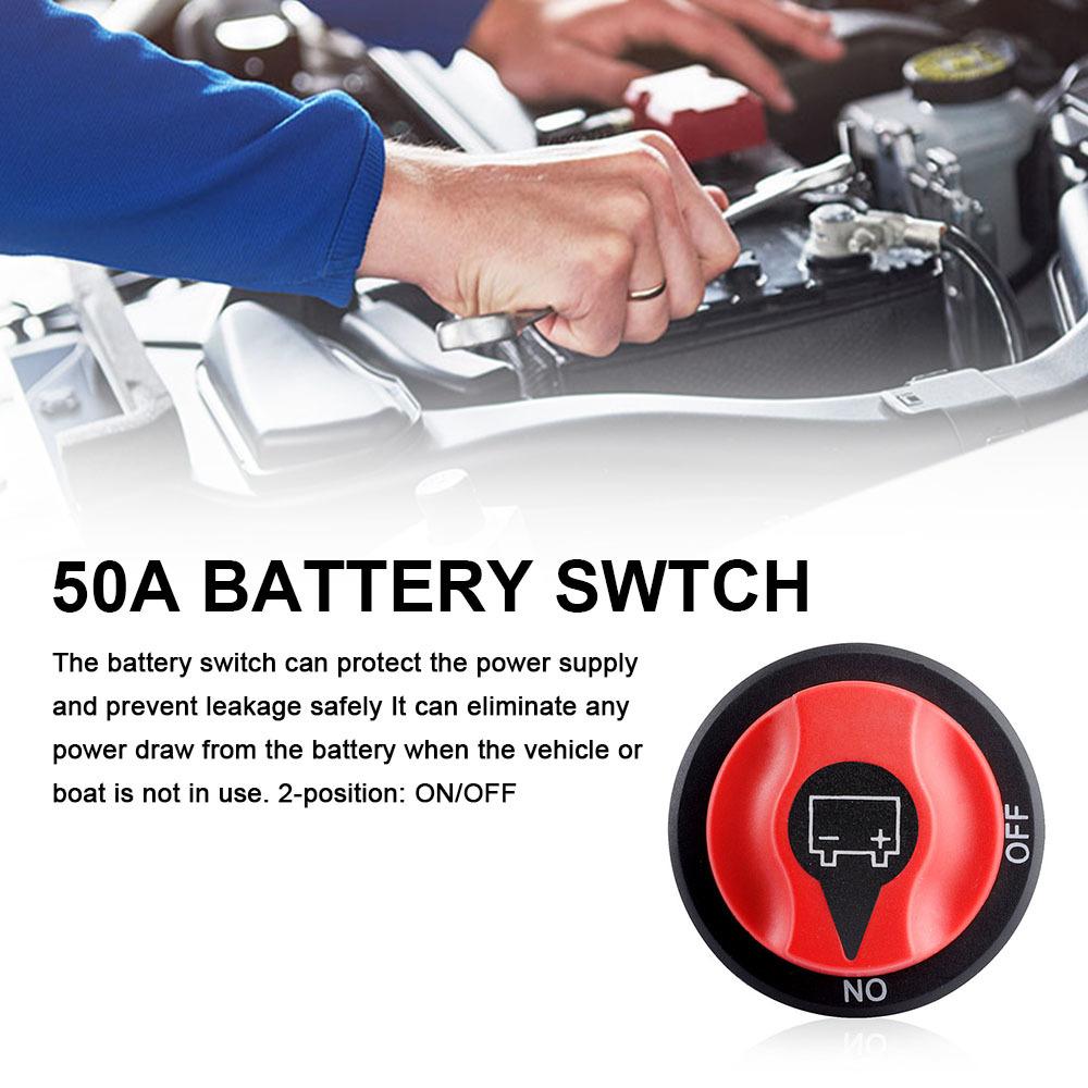Battery Disconnect Switch Battery Master Power Cut Off Switch DC 32V 50A 100A 200A 300A Battery Isolator Kill Switches For Car
