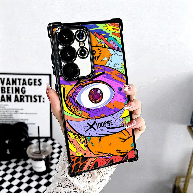 Bad Bunny X100pre Plating Phone Case For Samsung Galaxy S24 S25 FE S26 Edge S23 Ultra S22 S21 Plus S20 Anti-Fall Airabag Cover