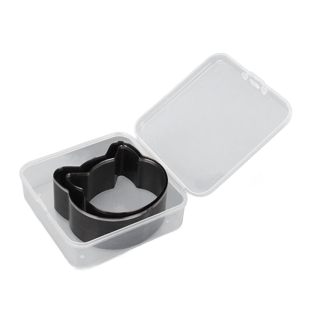 2 Buc Formă Cap de Pisică Matriță din Piele 57x57x23mm 50x50x23mm Oțel Aliat Animal Matriță de Tăiat Piele pentru Cr