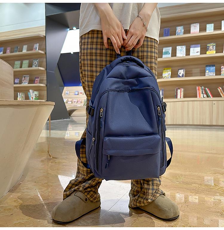 Trendiger Unisex-Rucksack: Stilvoller Studenten-Schulrucksack & Geräumige Outdoor-Reisetasche