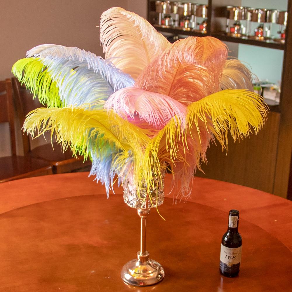 Naturalna Jakość Pióro Strusie 15-20cm 25-30cm,30-35cm Dekoracja Ślubna Imprezowa Domowa Środkowa na Stół do Waz Rękodzieło