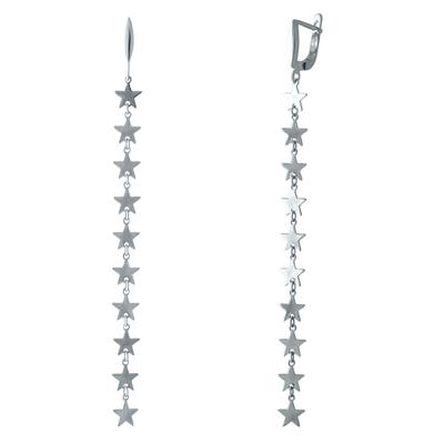 Silver Earrings Without Stones (1983232)
