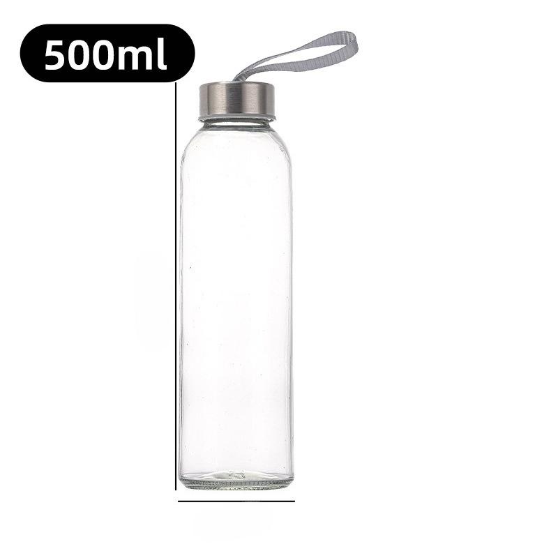 Sports Water Bottles Portable Personalized Outdoor Safety Plastic Drinking Juice Cup Sports Kettle Juice Drinks In A Casual Cup Water Cup With Handle