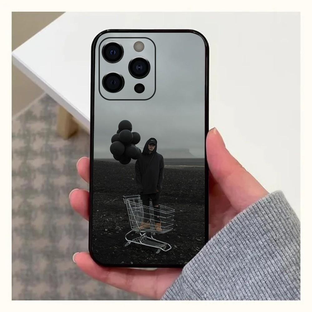 N-NF Rapper Phone Case For Apple iPhone 15,14,13,12,11,Pro,X,XS,Max,XR,Plus,Mini Soft Black Cover