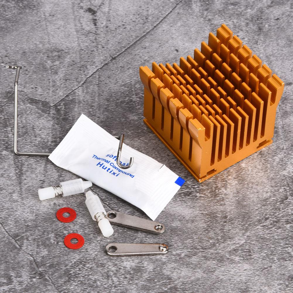 

Heat Sink High Quality Gold Aluminum Electrical Supplies for Printed Circuit Power Board 43x40x36mm