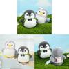 Adorable 20cm Plush Penguin Brother And Sister Backpack Soft Cute Stuffed Toy