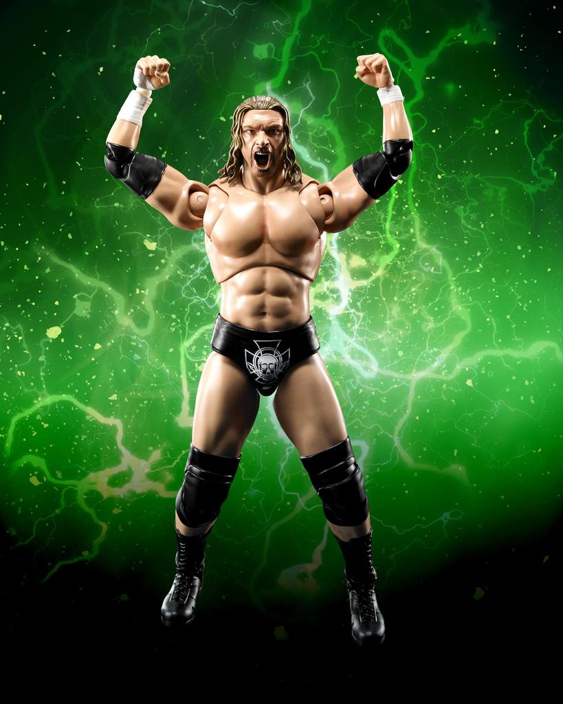 TAMASHII NATIONS WWE Triple H 160mm malovaná pohyblivá figurka S.H.Figuarts (Triple H) Cca. PVC a ABS