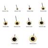 DIY Toys 3/4/5/6/7/8/9/10/11/12mm Transparent Glass Eyes Bears Needle Felting Animals Puppets Making Dolls Accessories