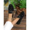 2025 New Vintage Sequined Mary Jane Shoes Women's Plus Size Mary Jane Shoes French-Style Flats