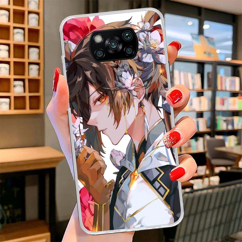 Genshin Impact Raiden Shogun Baal Cover Phone Case For Xiaomi Poco F7 Ultra X7 X6 X5 Pro M7 Redmi 15C 15 13C 13 12C 12 10C 10 9A
