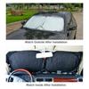 1 Pcs Car Front/Rear Window Foldable Jumbo Visor Sun Shade Windshield Cover Kit