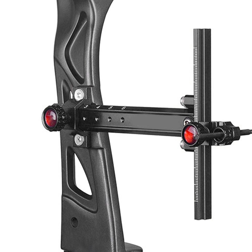 Metal T Sight Recurve Bow Aluminium Alloy Archery Accessories for Competitive Raceblack