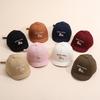 Adjustable Baseball Cap Embroidered Dog Pattern Cotton Fabric Casual Outdoor Hat Unisex Headwear for Everyday Use