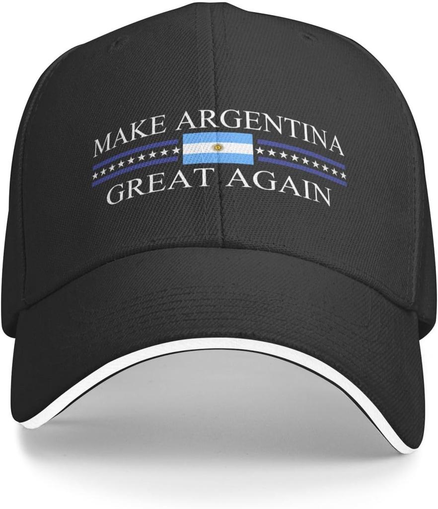Make Argentina Great Again Hat Unisex Baseball Caps Graphic Hat