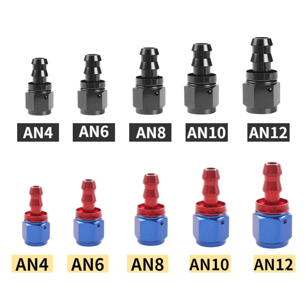 4piece Universal Aluminum Oil Fuels Fitting For Wide Application And Aluminum Alloy Is Sturdy