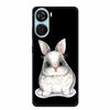 Schwarze Silikonhülle für ZTE Blade V50 Design 5G Libero 5G IV V41 Vita Axon 40 lite Handyhülle Cartoon Katze Weiche Rückseite Hülle