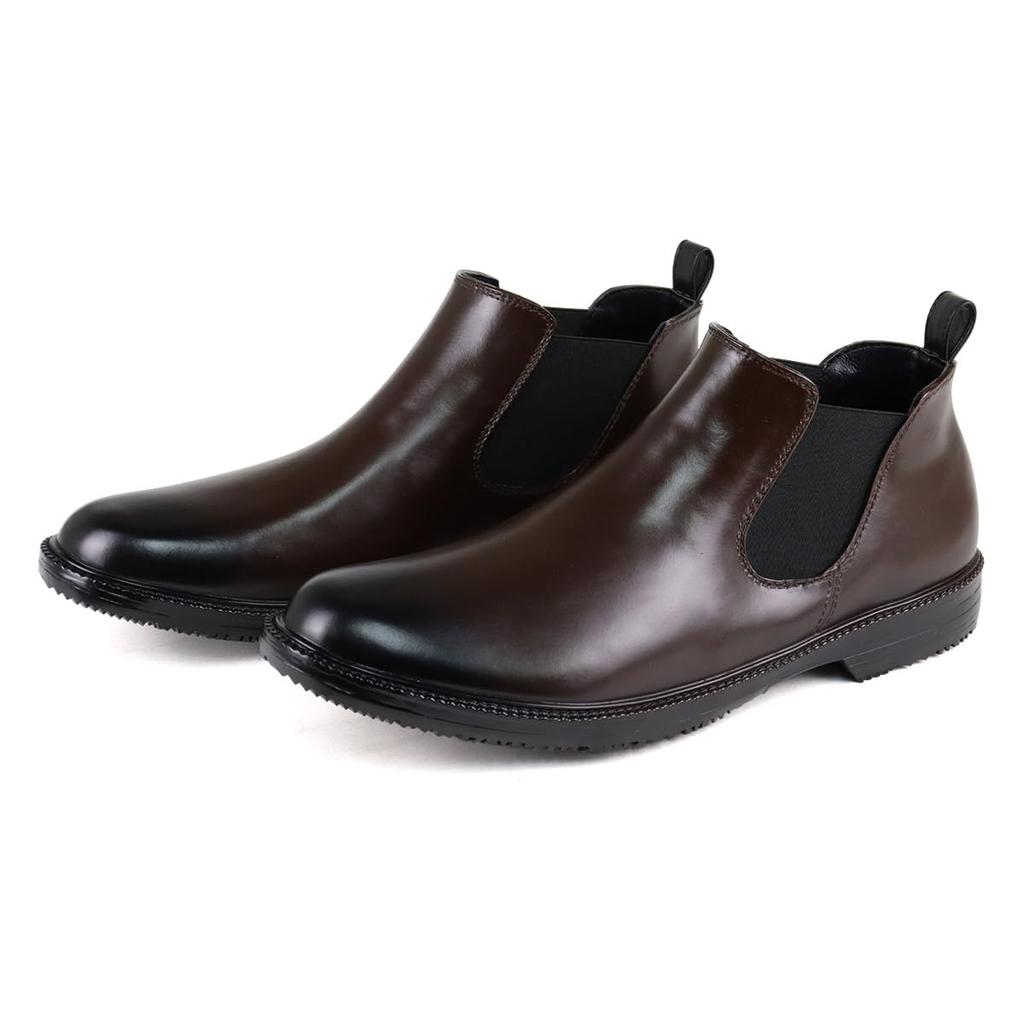 Dedes Waterproof, Non-Slip Side Gore Rain Boots, Size 6324, Men's, Dark Brown, LL/3E