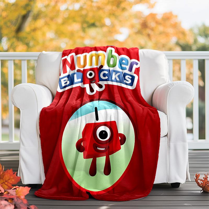 Numberblocks1 Printed Throw Blanket—lightweight,soft,warm;versatile Blanket for All Seasons—perfect As &air-conditioning Throw,nap Blanket