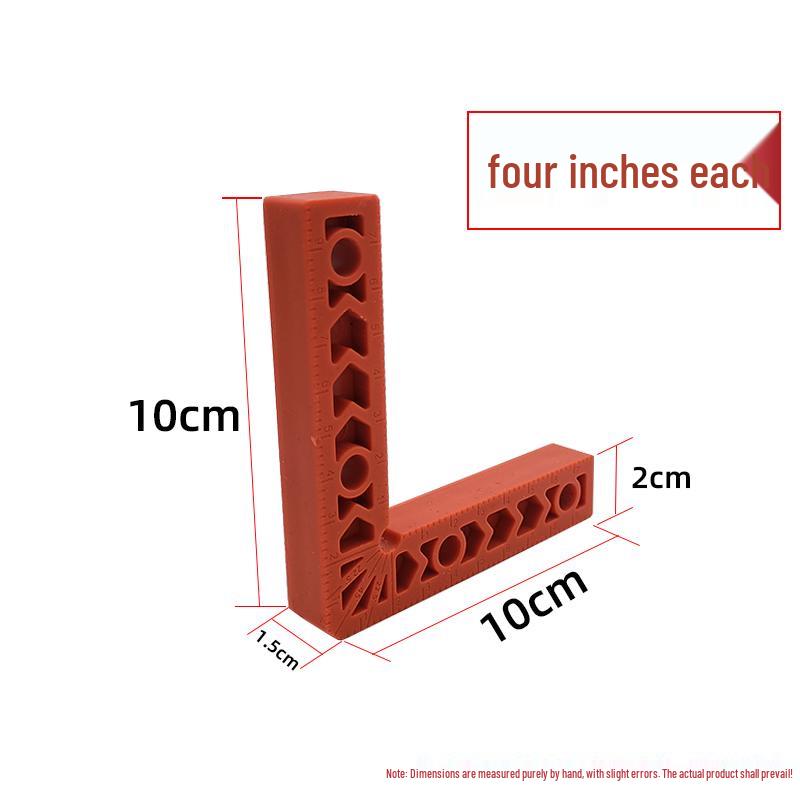 Right Angle Splicing Positioner, Woodworking Tool - 90°/45° Ruler Fixer