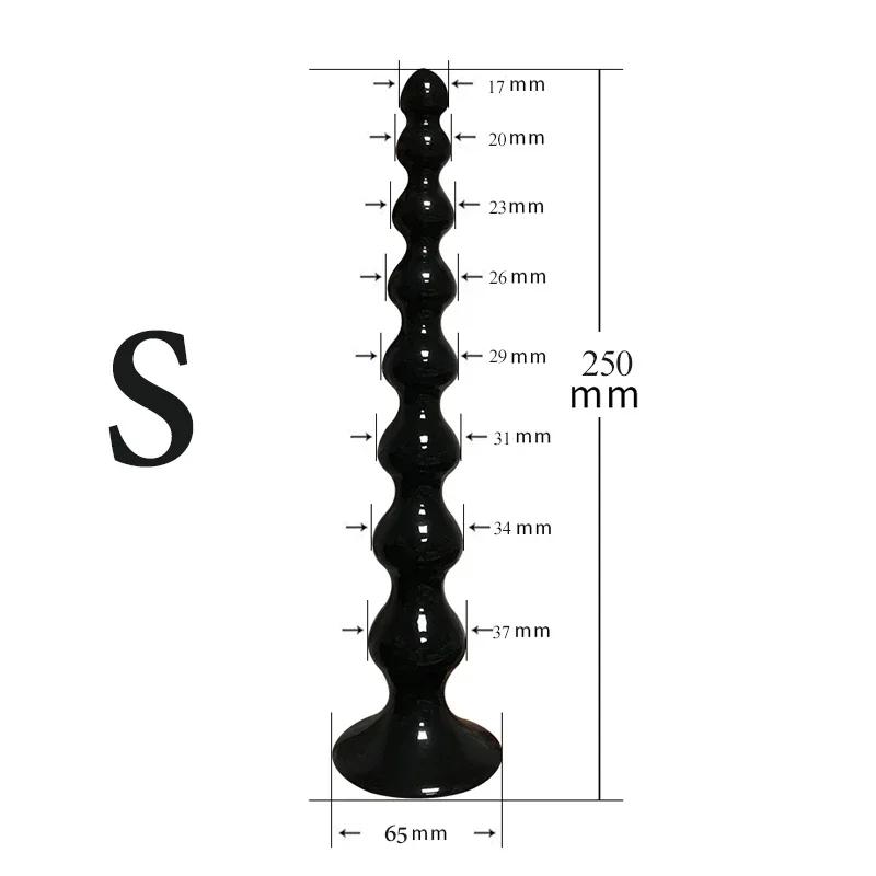 Sexspielzeug Dildo Anal Lang Perlen Saugnapf Großer Po Plug Dilatator Prostata-Massagegerät Ehemann Erotische Artikel für Erwachsene Männer Frauen Schwul