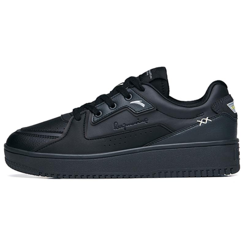 

Anta Life Collection Lightweight And Wear-resistant Low-Top Skateboard Shoes Men s Black Gray Silver Sneakers 39
