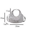 Elegante Leder-Schleifen-Umhängetasche Große Kapazität Einfarbige Crossbody-Tasche Koreanischer Stil Damen-Handtasche Damen