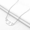 Kpop moda araña colgantes de Halloween cadena cruzada redonda collares para hombres Color plata cadena de cuello gótico pareja ropa de calle regalos