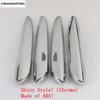 For Mazda 3  - 2025 Car Door Handle Decoration Protection Cover Trim ABS Chrome / Carbon Fiber Look Accessories Exterior Kit