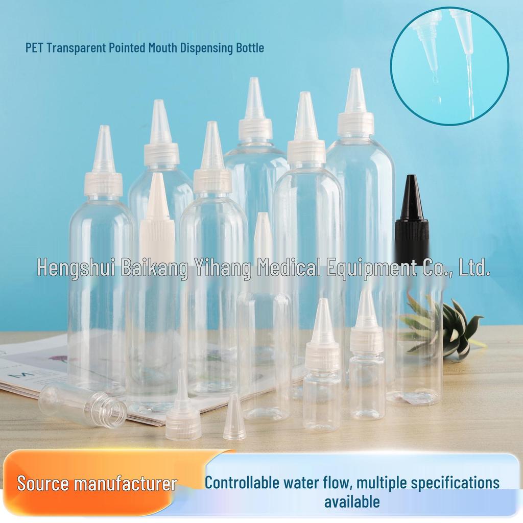 Clear Plastic Squeeze Bottles: 30ml, 50ml, 100ml, 500ml for Dispensing and Paint Mixing