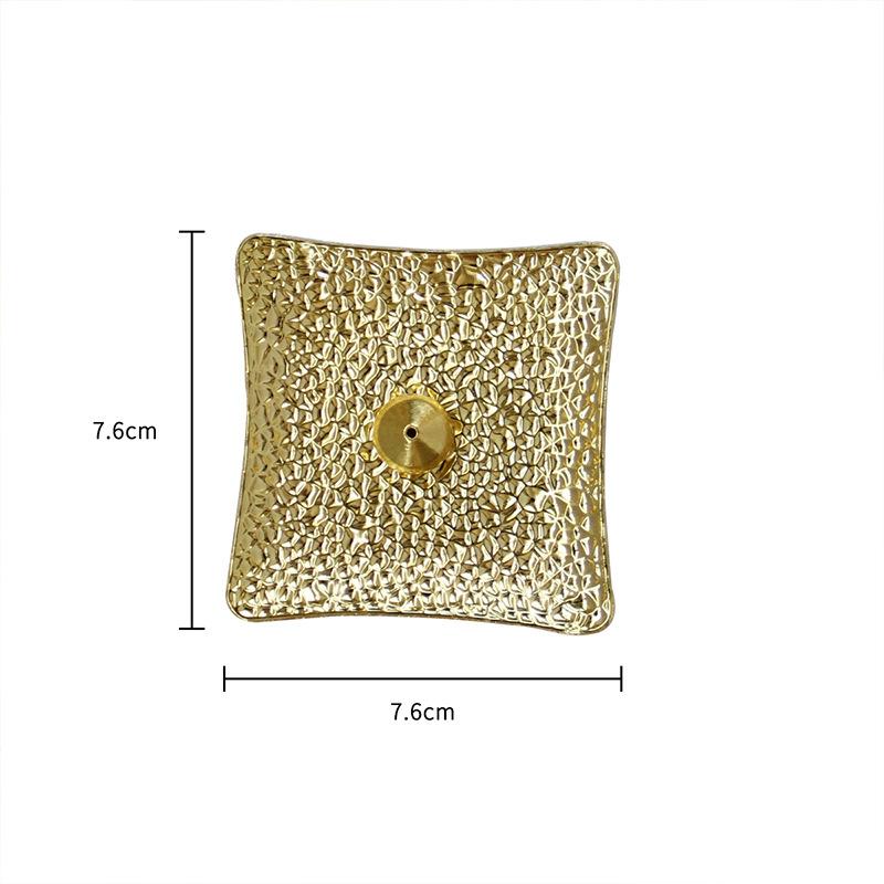 Metal Incense Holder Mini Zen Meditation Holder for Wood Chips Sticks Aromatherapy Stand Incense Burner Home Decor Gift