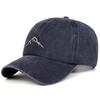 Baseball Stitching Embroidered Denim Washed Mountain Neutral Gender Women  Men For Caps Spring Autumn Outdoor Adjustable Casual Hats Sunscreen Hat