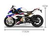 1:12 Kawasaki Ducati Alloy Motorcycle Toy with Sound, Light, and Sliding Motion