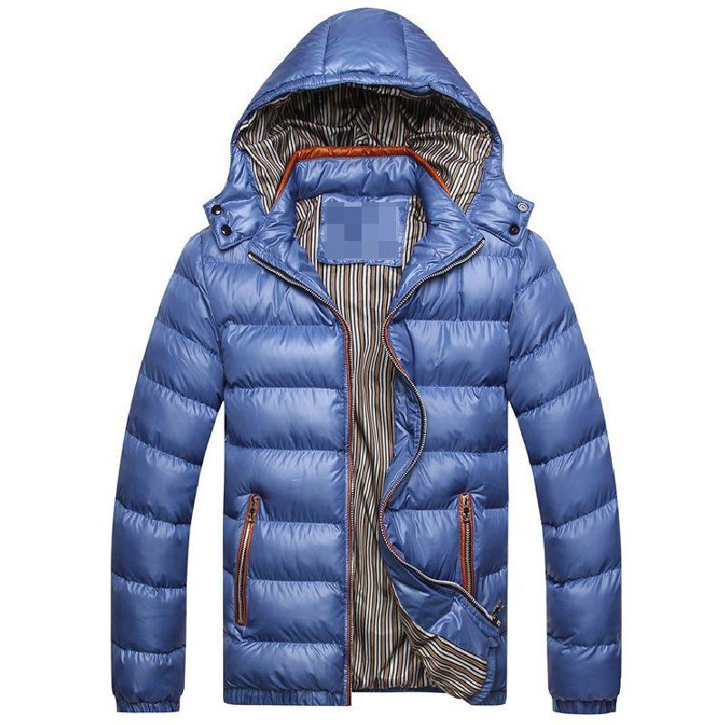 Luxurious Men's Winter Warm Hooded Thick Padded Jacket For Ultimate Comfort