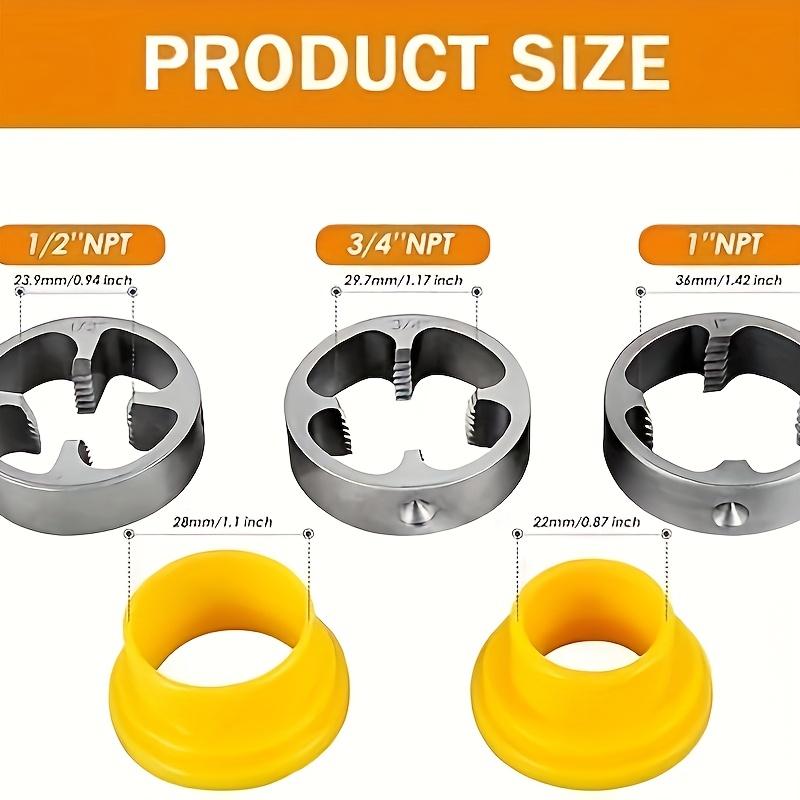 1 Satz Verbessertes Rohrgewindewerkzeug, Geeignet für Wasserleitungen und PPR- und PPE-Rohre. Es ein praktisches und praktisches Werkzeug zur Installation von Wasserhähnen