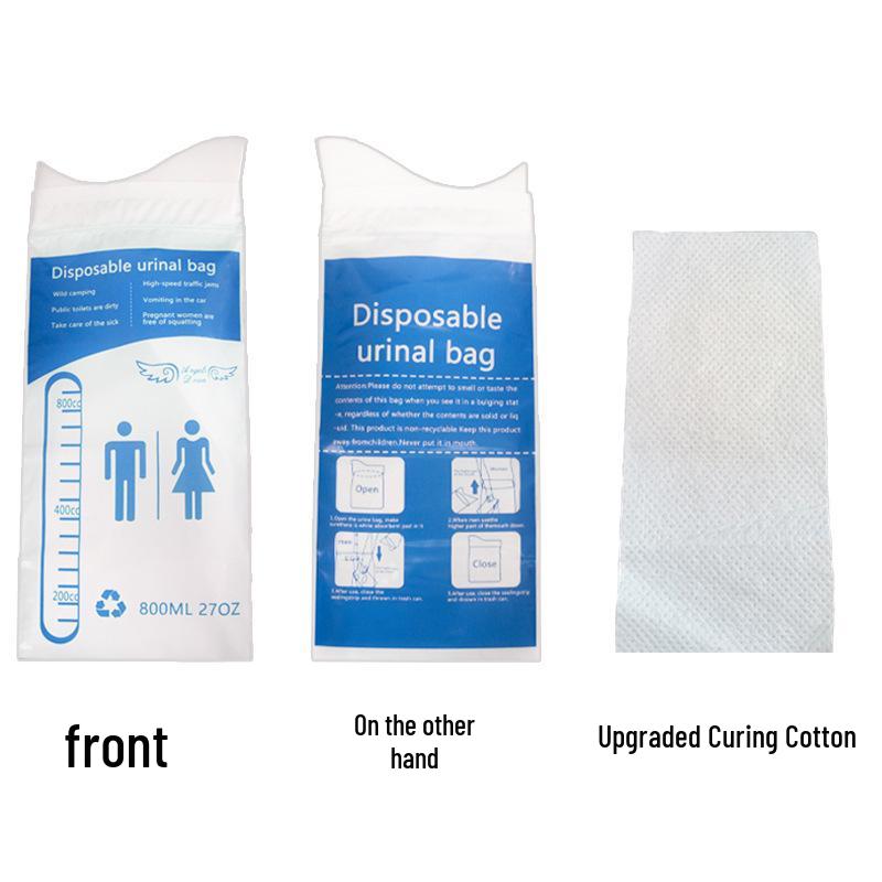 Portable Solidifying Urine Bag - 700cc Emergency Car Toilet Solution