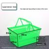 Thickened Handheld Plastic Shopping Basket - Suitable for Snacks, Household Vegetables, and Convenience Stores