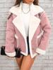 2024 Fashion Turn-Down Collar Plush Winter Warm Casual Jacket