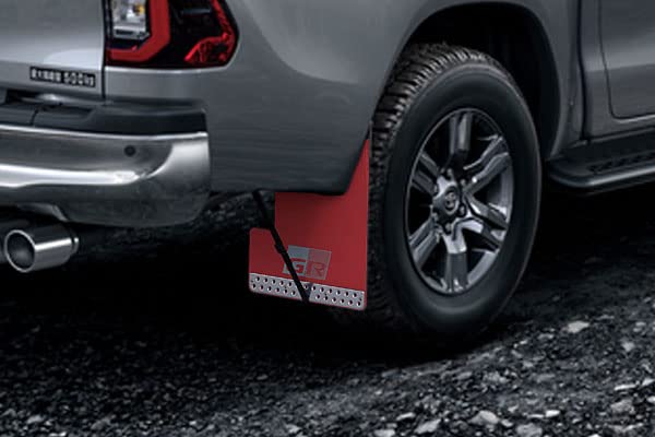 

TRD MS328-0K003 Red Mud Flaps for Toyota Hilux (12# Series) GR PARTS