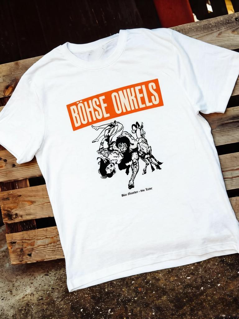Böhse Onkelz Global Tour Mercah T-shirt Vous Cherchez la Dispute Ger Unisexe Punk Rock Groupe Impression Surdimensionnée Coton Unisexe Femmes T-shirts