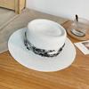 Vintage Style Ladies Sun Hat With Breathable Polyester And Adjustable Fit For Outdoors