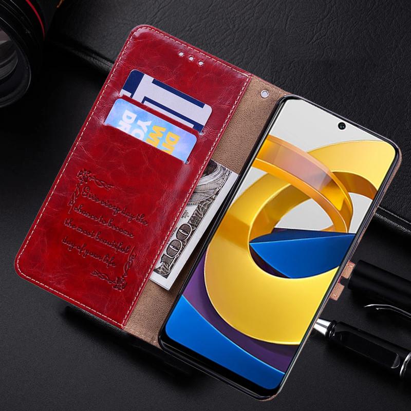 Phone Case For Xiaomi Poco M5 M4 Pro Book Style Leather Wallet Flip Cover For Xiaomi Poco C40 POCOC40 POCOM5 POCO M4 Pro 5G Soft Silicone Cases