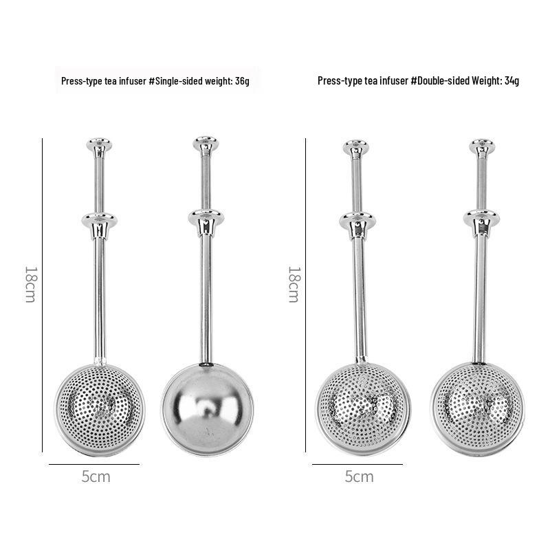 304 Stainless Steel Telescopic Tea Infuser Ball & Powder Duster