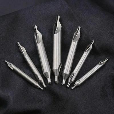7Pcs Set Center Drill Bits 1/1.5/2/2.5/3/4/5 Inch 60-Degree Angle Countersink Tools for Lathe Metalworking