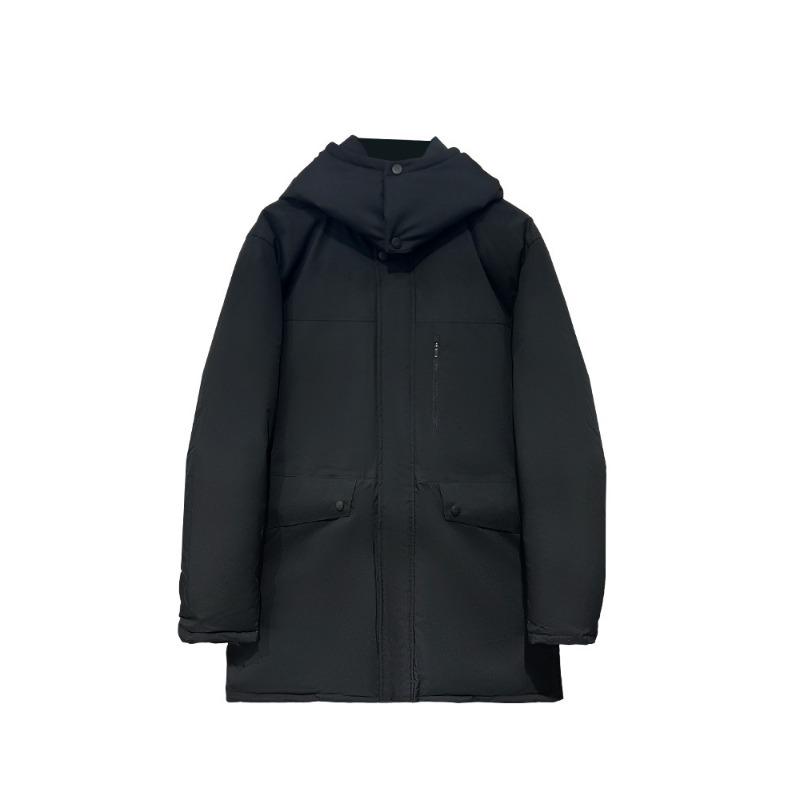 

Осень и зима пуховик пара мода теплый уличный ветрозащитный повседневный утолщенный универсальный жакет XXXL чёрный