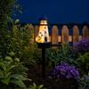 Solar Lighthouse Lawn Light, Outdoor Garden Lighthouse Statue Solar Light, Waterproof Solar Pathway Light for Patio Lawn Yard