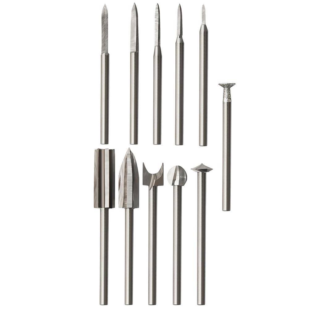 Burr Bit For Carving Drill Bit Burr Bit 1/8 Inch Shank Wood Processing