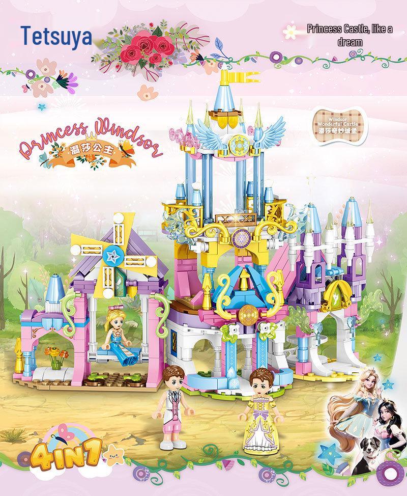 ZheGao Building Blocks Windsor Princess Castle: Educational Dream Toy for Girls