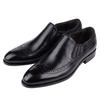 Fashion Comfortable Loafers Dress Shoes Men Top Layer Cowhide Leather Handmade Classic Casual Business Office Male's Suit Footwear Black